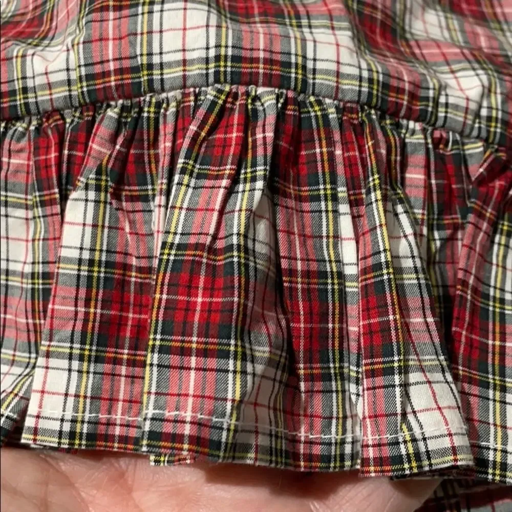 Ralph Lauren 4 red plaid button down blouse NWOT